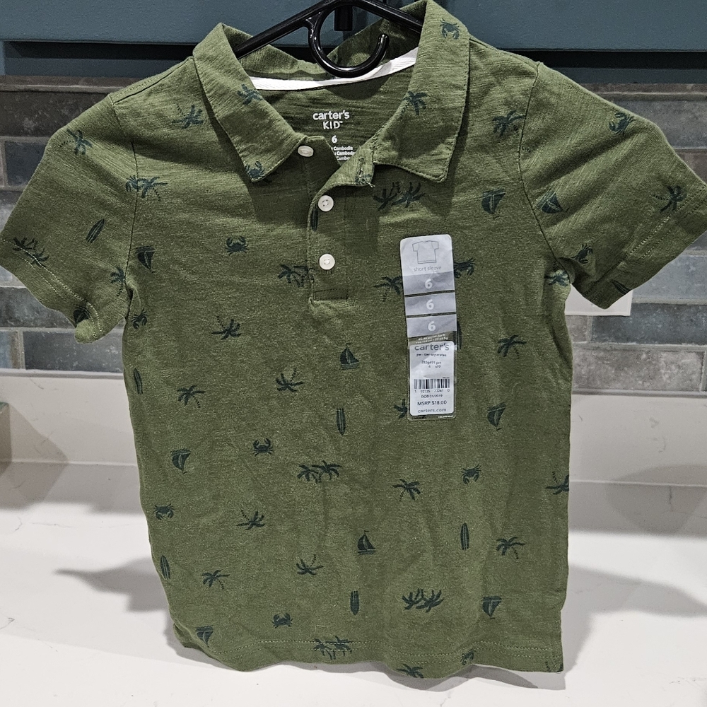 Carter's size 6 boys polo